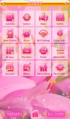 Pink Lilies Theme android App screenshot 3